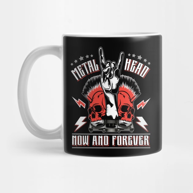 Metal Head Now & Forever by Gothic Rose Designs